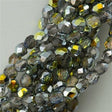 100 Czech Fire Polished 3mm Round Bead Crystal Marea (28001)