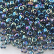 Miyuki Triangle Seed Bead 8/0 Smoke Grey AB 23g Tube (1157)