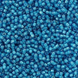 Miyuki Delica Seed Bead 11/0 Ocean Blue Inside Dyed Color White 2-inch Tube DB1783