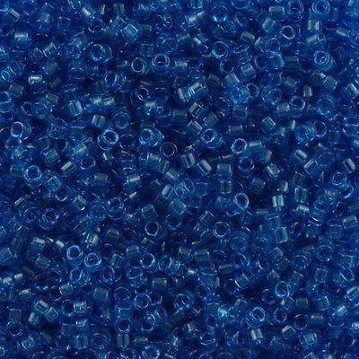 25g Miyuki Delica Seed Bead 11/0 Transparent Capri DB714