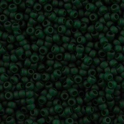 50g toho Round Seed Bead 8/0 Transparent Matte Jade (939F)