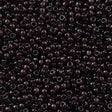 Toho Round Seed Bead 11/0 Transparent Dark Amethyst 2.5-inch Tube (6C)