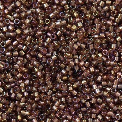 25g Miyuki Delica Seed Bead 11/0 Inside Dyed Color Amethyst Mauve DB1759