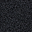 Toho Round Seed Bead 15/0 Matte Gun Metal 2.5-inch Tube (611)