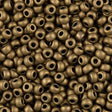 Miyuki Round Seed Bead 6/0 Matte Metallic Dark Bronze 20g Tube (1255)