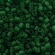 Miyuki Delica Seed Bead 8/0 Transparent Matte Green 6.7g Tube DBL746