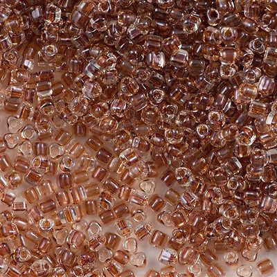 Miyuki Triangle Seed Bead 8/0 Inside Color Lined Topaz 15g (1108)