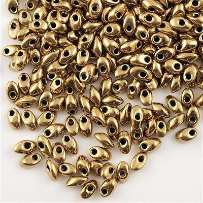 Miyuki Long Magatama Seed Bead Metallic Dark Bronze 8g Tube (457)