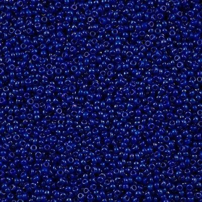 Miyuki Round Seed Bead 15/0 Opaque Cobalt Luster 2-inch Tube (1945)