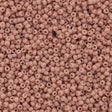 Toho Round Seed Bead 15/0 Opaque Matte Shell Pink 2.5-inch Tube (764)