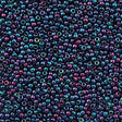 Toho Round Seed Bead 11/0 Midnight Iris 2.5-inch Tube (505)