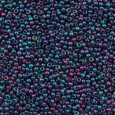 50g Toho Round Seed Bead 11/0 Midnight Iris (505)