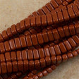 50 CzechMates 3x6mm Two Hole Brick Beads Umber (13610)