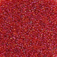 Toho Round Seed Bead 11/0 Inside Color Lined Fuchsia Topaz 2.5-inch Tube (241)