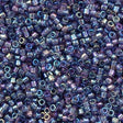 Miyuki Delica Seed Bead 11/0 Transparent Medium Amethyst AB 2-inch Tube DB1245