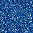 Miyuki Round Seed Bead 15/0 Matte Silver Lined Sapphire 2-inch Tube (19F)