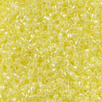 25g Miyuki Delica Seed Bead 11/0 Ceylon Yellow DB232