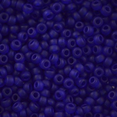 Miyuki Round Seed Bead 6/0 Matte Cobalt 20g Tube (151F)