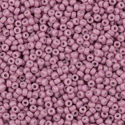 50g Miyuki Round Seed Bead 11/0 Opaque Matte Antique Rose 11-2037