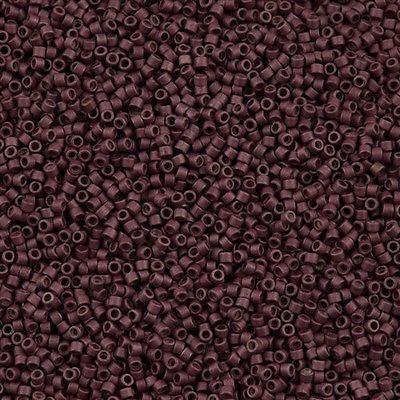 25g Miyuki Delica Seed Bead 11/0 Galvanized Matte Berry DB1167