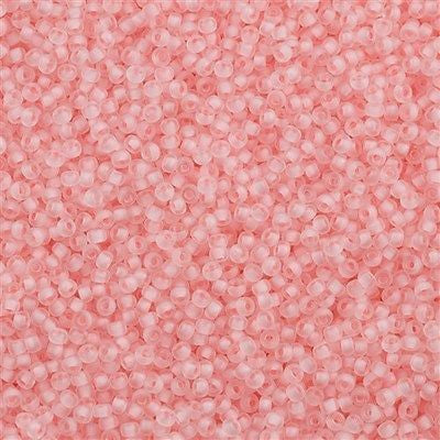 Miyuki Round Seed Bead 11/0 Pale Pink Lined 22g Tube (1923)