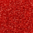 Miyuki Delica Seed Bead 11/0 Matte Transparent Dyed Watermelon 2-inch Tube DB779