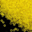 Miyuki Round Seed Bead 8/0 Transparent Yellow 22g Tube (136)