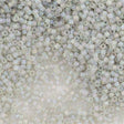 25g Miyuki Delica Seed Bead 11/0 Matte Transparent Light Grey AB DB1286