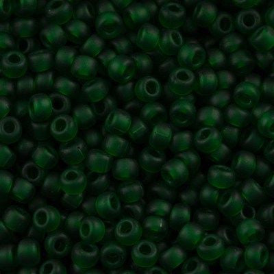 Miyuki Round Seed Bead 6/0 Transparent Matte Green 20g Tube (146F)