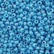 Miyuki Round Seed Bead 6/0 Matte Opaque Turquoise Blue AB 20g Tube (413FR)