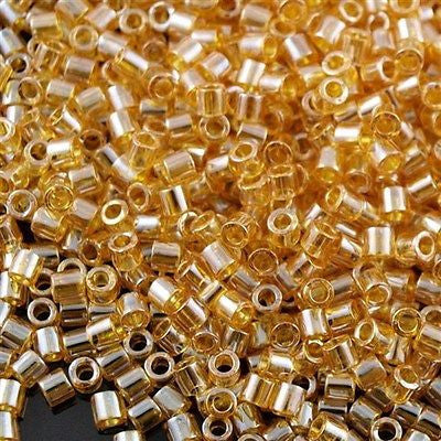 Miyuki Delica Seed Bead 8/0 Pale Amber Luster 6.7g Tube DBL99