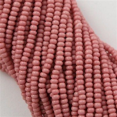 Czech Seed Bead 11/0 Opaque Dark Rose 50g (73050)