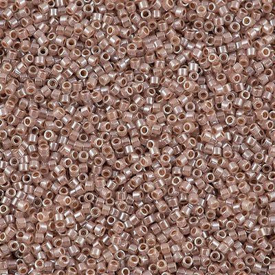 Miyuki Delica Seed Bead 11/0 Ceylon Dusty Rose 2-inch Tube DB256