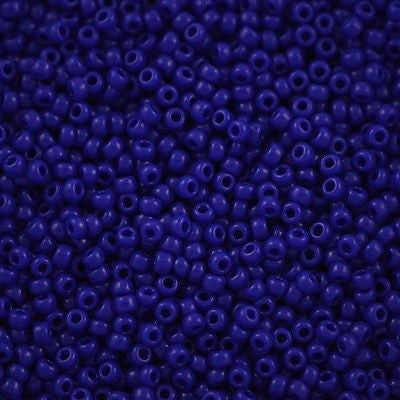 50g Miyuki Round Seed Bead 11/0 Opaque Cobalt (414)