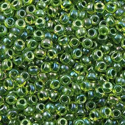 Miyuki Round Seed Bead 11/0 Olive Line Green 22g Tube (350)