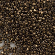 Miyuki Triangle Seed Bead 8/0 Metallic Dark Bronze 23g Tube (457)