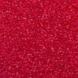 Miyuki Delica Seed Bead 11/0 Transparent Dyed Dark Rose 2-inch Tube DB1308