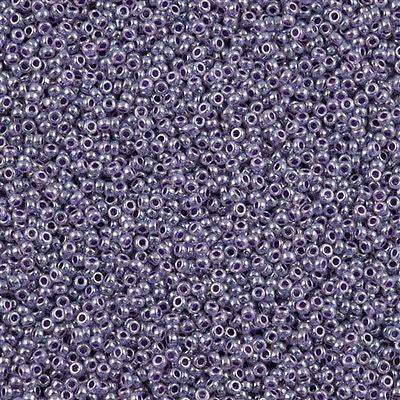 Miyuki Round Seed Bead 15/0 Purple Ceylon 2-inch Tube (525)