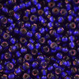 Miyuki Round Seed Bead 6/0 Silver Lined Dyed Dark Cobalt 20g Tube (1427)