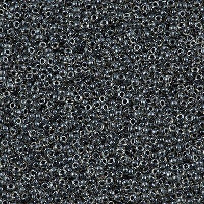 Miyuki Round Seed Bead 15/0 Inside Color Lined Sparkle Charcoal 2-inch Tube (1559)