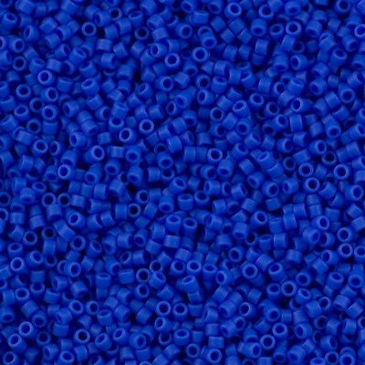 Miyuki Delica Seed Bead 15/0 Matte Opaque Star Spangle Blue 5g DBS1588