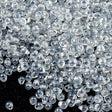 Miyuki Drop Fringe Seed Bead Crystal Pewter 10g (242)