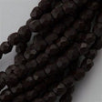 100 Czech Fire Polished 3mm Round Beads Matte Wild Raisin FP3-13730M