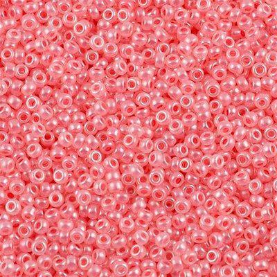 50g Miyuki Round Seed Bead 11/0 Semi Matte Light Pink Opal (2346)