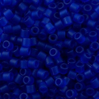 Miyuki Delica Seed Bead 8/0 Transparent Matte Cobalt 6.7g Tube DBL748