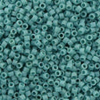 Miyuki Delica Seed Bead 11/0 Matte Opaque Glazed Turquoise 2-inch Tube DB375