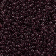 Toho Round Seed Beads 6/0 Transparent Medium Amethyst 5.5-inch tube (0006B)