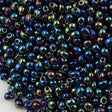 Miyuki Drop Fringe Seed Bead Metallic Blue AB 24g Tube (455)