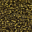 25g Miyuki Delica Seed Bead 11/0 Nickel Plated Dyed Olive DB456