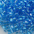 Miyuki Delica Seed Bead 8/0 Transparent Aqua AB 6.7g Tube DBL176